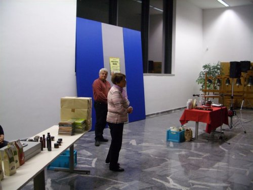 Predsednica TD-M  in g. Majes pred pričetkom predavanja